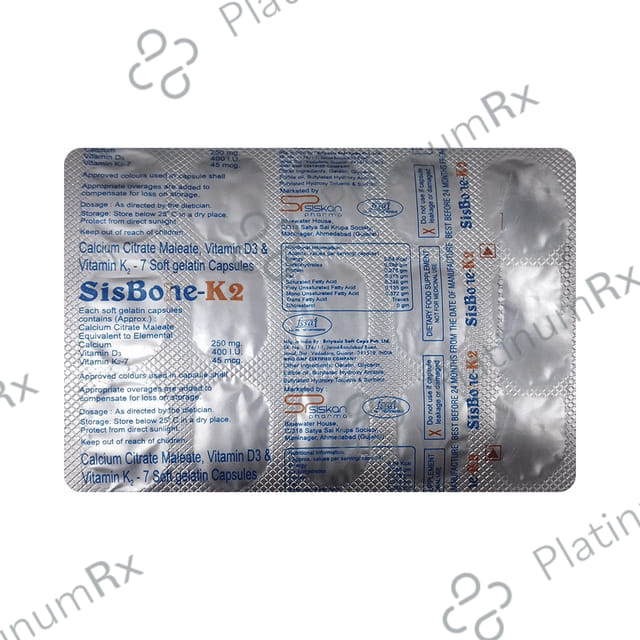 Sisbone K2 Capsule 15s
