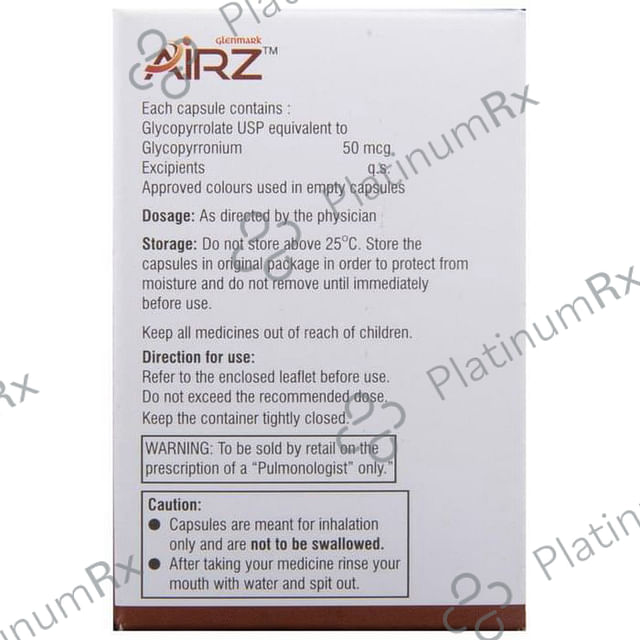 Airz 50mcg Capsule 30s