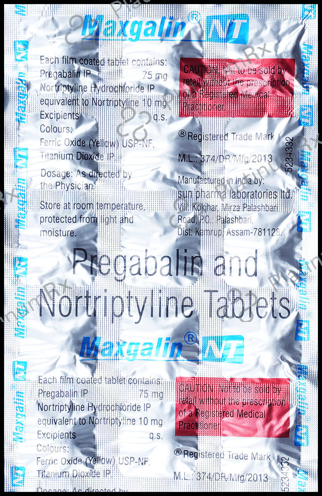 Maxgalin NT Tablet 15 Tablet