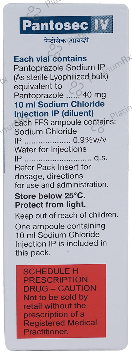 Pantosec IV Injection 1X10ml