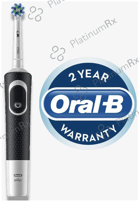 Oral-B Vitality 100 Braun Cross Action Electric Rechargeable Toothbrush Black