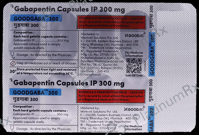 Goodgaba 300mg Capsule 10s