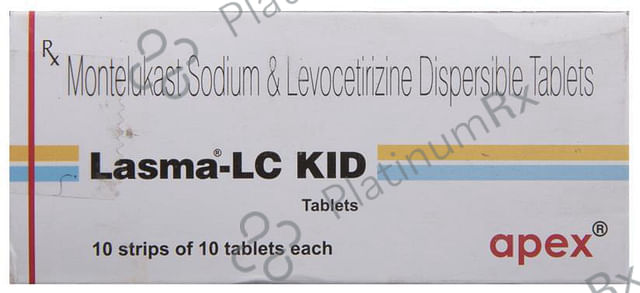 Lasma LC Kid 2.5/4mg Tablet 10s