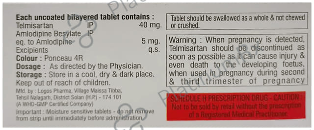 Telmibiz AM 5/40mg Tablet 15s