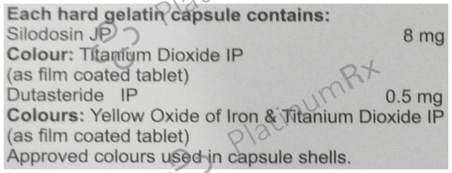 Sildopace D 8mg/0.5mg Capsule