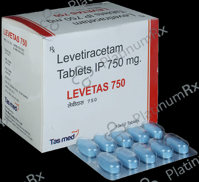 Levetas 750mg Tablet 10s