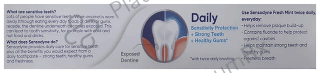 Sensodyne Fresh Mint Toothpaste 150gm