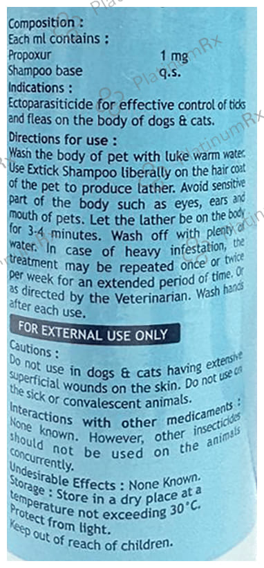 Extick Pet Shampoo