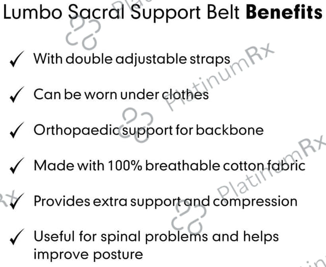 Dr Ortho Lumbo Sacral Support Belt Universal
