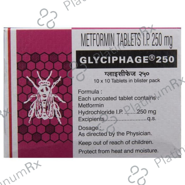 Glyciphage 250mg Tablet 10s