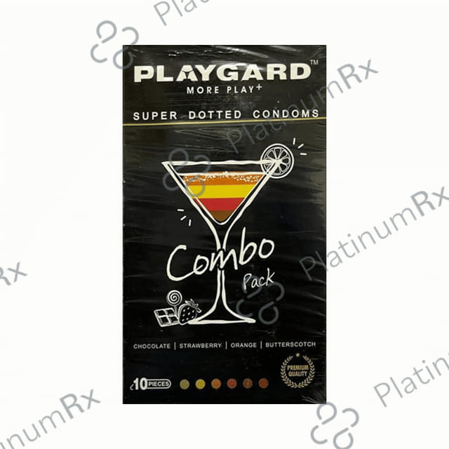 Playgard More Play+ Super Combo Pack Dotted Condoms 10s