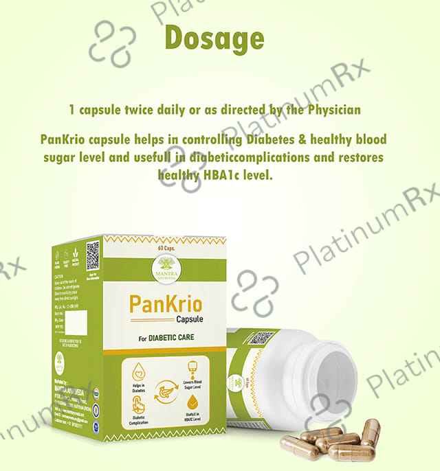 Mantra Ayurveda Pankrio Capsule