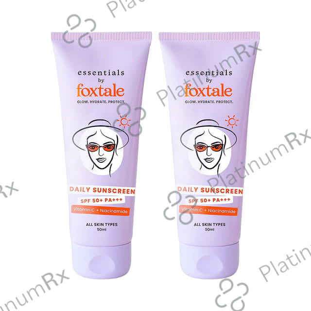 Foxtale Daily Sunscreen SPF 50+ Cream 2s
