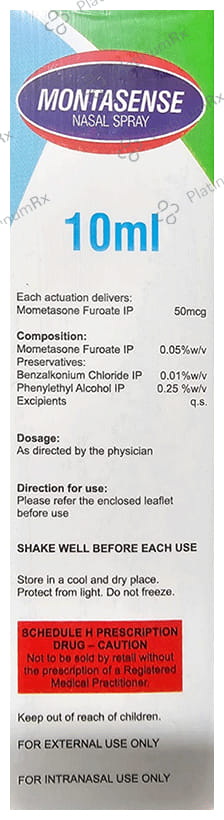 Montasense 0.05% Nasal Spray 10ml
