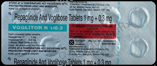 Voglitor R 1/0.3mg Tablet 10s