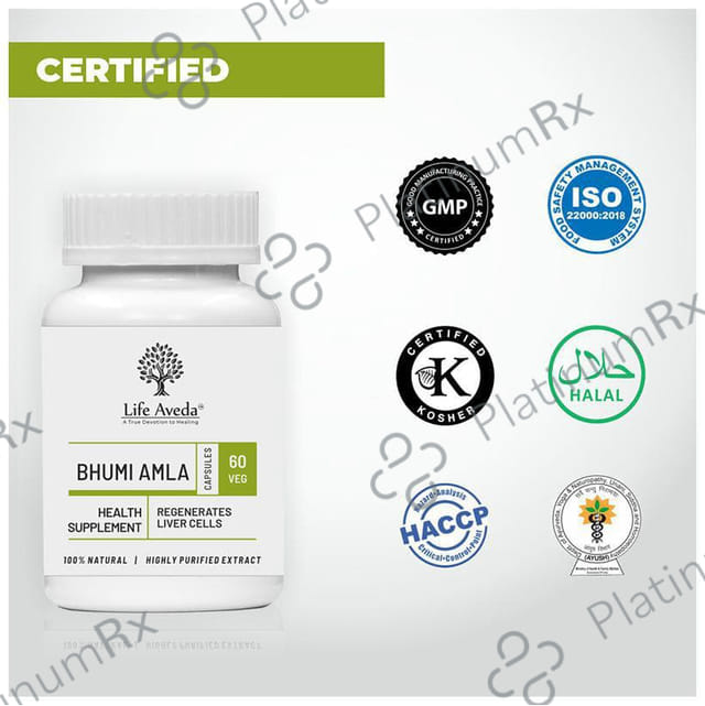 Life Aveda Bhumi Amla Veg Capsule