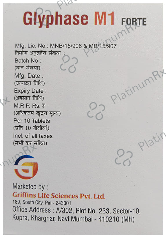 Glyphase M1 Forte Tablet SR