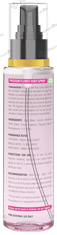 Fabessentials Passion Flower Body Spray