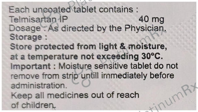 Telicus 40mg Tablet 15s