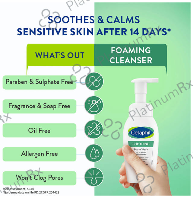 Cetaphil Soothing Foam Wash 200ml