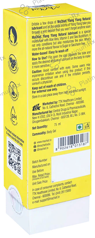 MsChief Classic Natural Lubricant Ylang Ylang