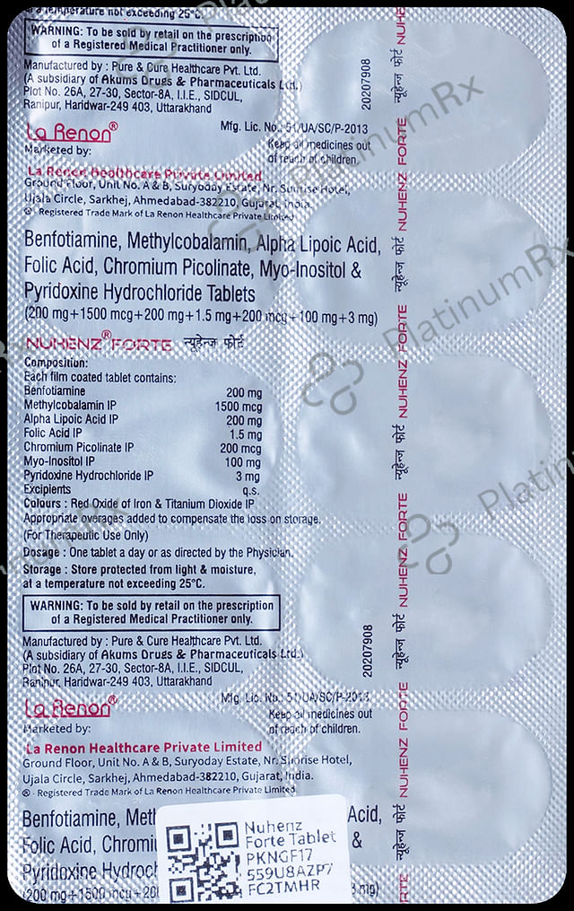 Nuhenz Forte Tablet 10s