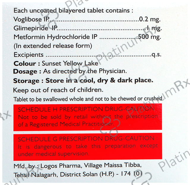 Xiagem Trio 1/500/0.2mg Tablet ER 10s