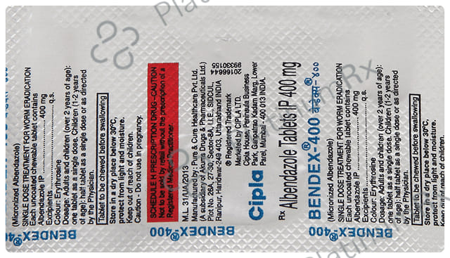 Bendex 400mg Tablet 1s