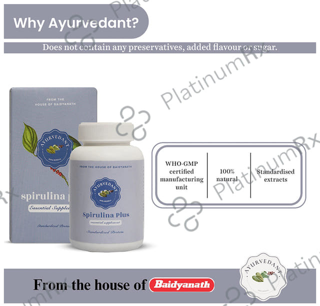 Ayurvedant Spirulina Plus Tablet