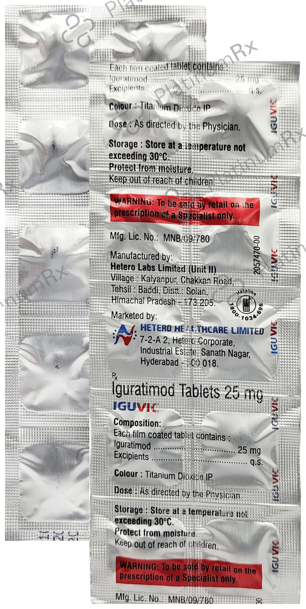 Iguvic 25mg Tablet 10s