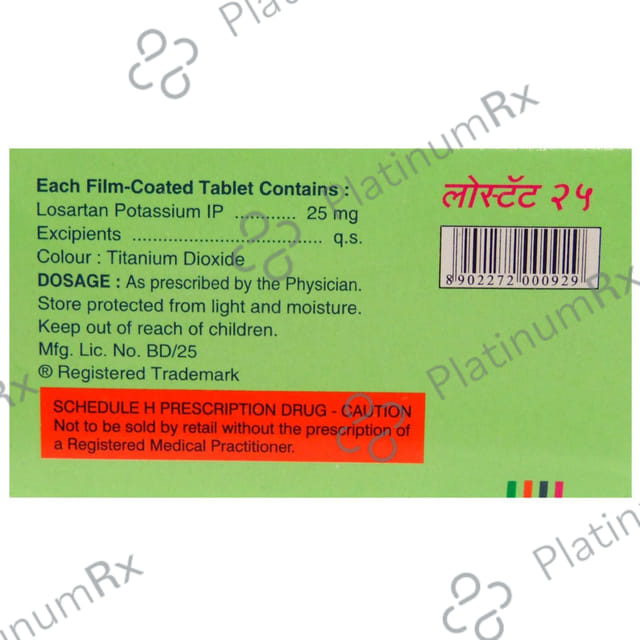 Lostat 25mg Tablet 10s