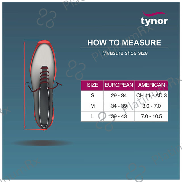 Tynor K 15 Arch Support (Pair) Medium 1s