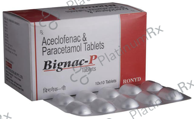 Bignac P 100/325mg Tablet 10s