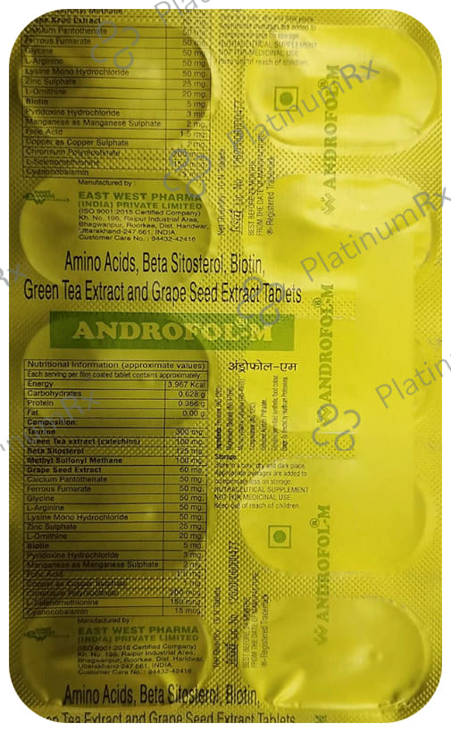 Androfol M Tablet 10s