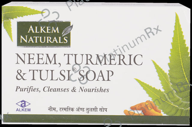 Alkem Naturals Neem Turmeric & Tulsi Soap 75gm