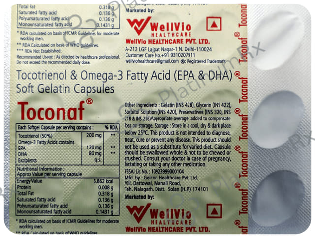 Toconaf Soft Gelatin Capsule