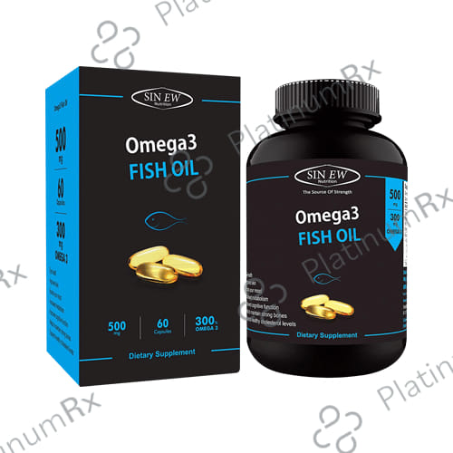 Sinew Nutrition Omega 3 Fish Oil 500mg Capsule 60s