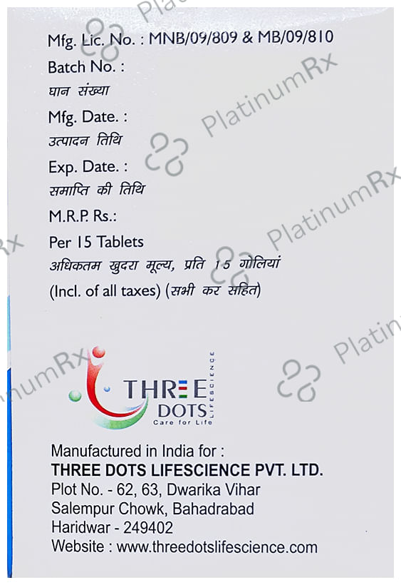 Zyvilda M 500mg/50mg Tablet 15 tablets