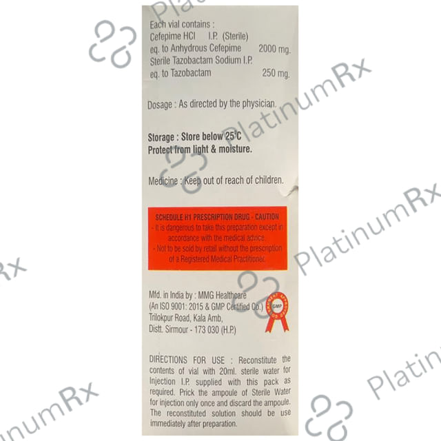 Cefitaz 2250mg Injection
