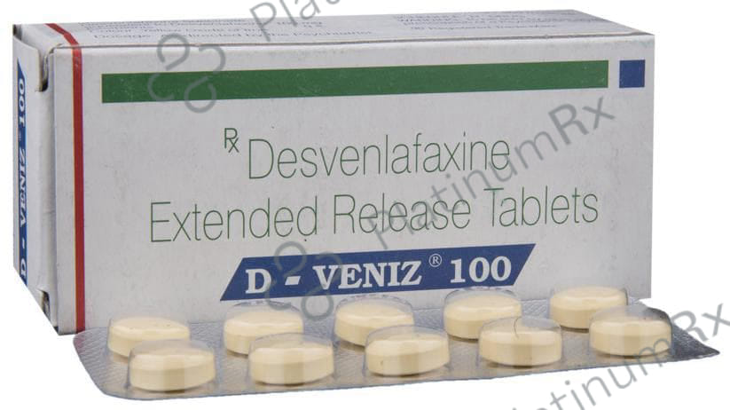 D Veniz 100mg Tablet ER 10s