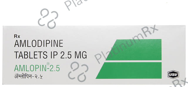 Amlopin 2.5mg Tablet 10s