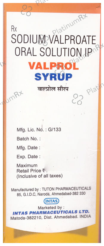 Valprol 200mg Syrup 200ml