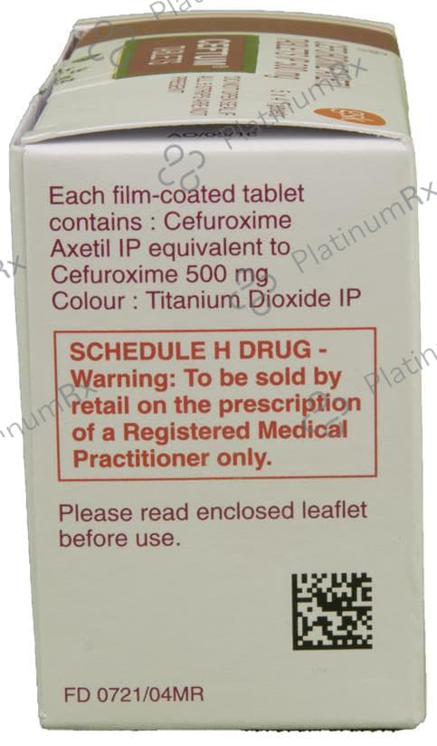 Ceftum 500mg Tablet 4s