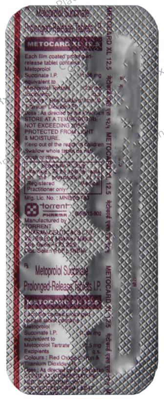 Metocard XL 12.5mg Tablet 10s