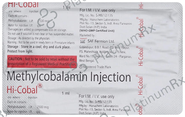 HI Cobal Injection 1ml