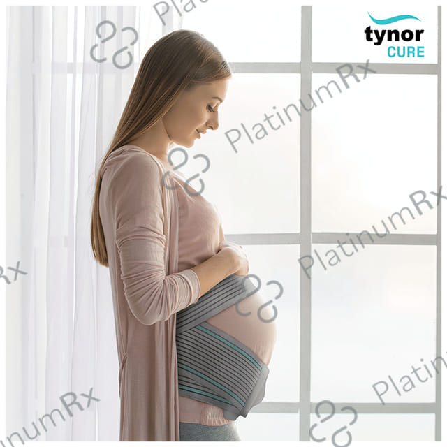 Tynor A 20 Pregnancy Back Support Belt Medium Grey