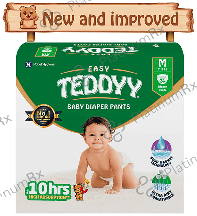 Teddyy Baby Easy Pant Diaper Medium 74s