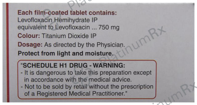 Levoflox 750mg Tablet 5s