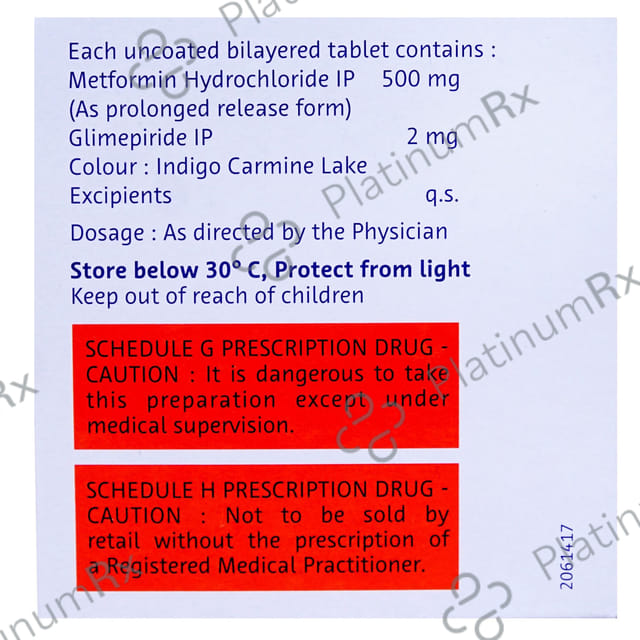 Euglim MF 2/500mg Tablet 10s