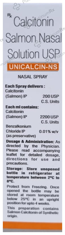 Unicalcin Nasal Spray 3.7ml